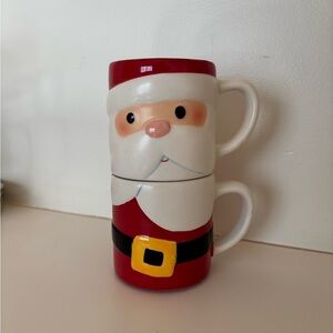 Santa Claus Stacking Mugs HALLMARK